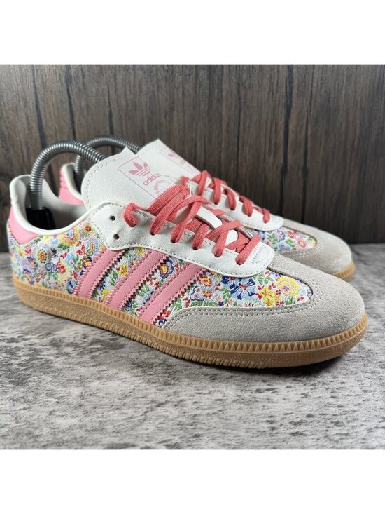 adidas Shoes - Adidas Samba X Liberty London Clear Pink Multiple Women Size 6